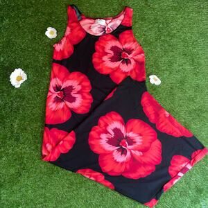 Vintage 90s Bold Floral Maxi Dress Phoebe Buffay Style Appropriately Size Small